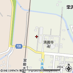 北海道岩見沢市栗沢町北本町198周辺の地図