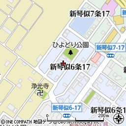北海道札幌市北区新琴似６条17丁目3周辺の地図