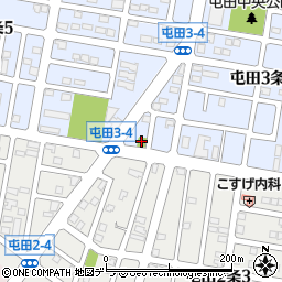 屯田すみれ公園周辺の地図
