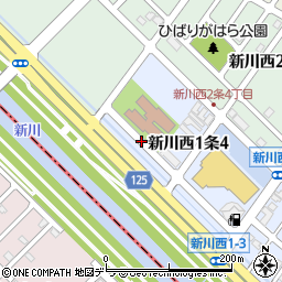 北海道札幌市北区新川西１条4丁目2周辺の地図