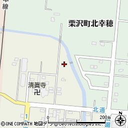 北海道岩見沢市栗沢町北本町206-1周辺の地図