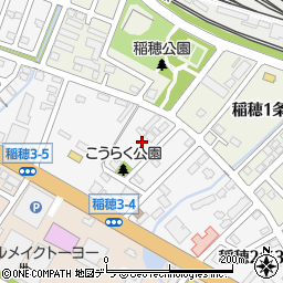 北海道札幌市手稲区稲穂２条4丁目5周辺の地図