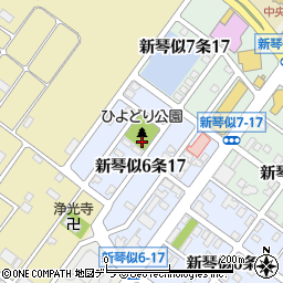 北海道札幌市北区新琴似６条17丁目周辺の地図