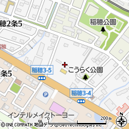 北海道札幌市手稲区稲穂２条4丁目周辺の地図
