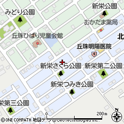 北海道札幌市東区北丘珠３条1丁目18周辺の地図