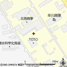 北海道江別市工栄町25周辺の地図