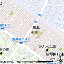 北海道札幌市北区新琴似１２条周辺の地図