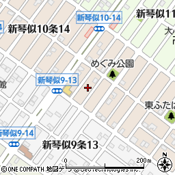 北海道札幌市北区新琴似１０条13丁目5周辺の地図