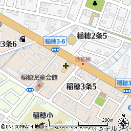 札幌日産稲穂店周辺の地図