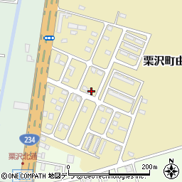 北海道岩見沢市栗沢町由良735-10周辺の地図