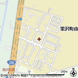 北海道岩見沢市栗沢町由良735-11周辺の地図