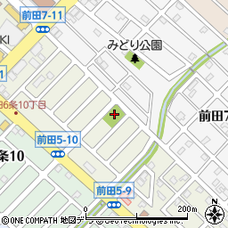 前田風っ子公園周辺の地図