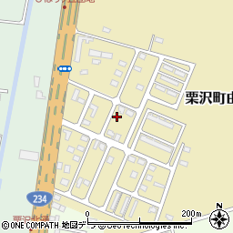 北海道岩見沢市栗沢町由良735-15周辺の地図