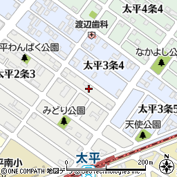 北海道札幌市北区太平２条4丁目6周辺の地図