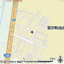 北海道岩見沢市栗沢町由良735-13周辺の地図