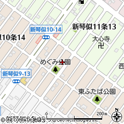 北海道札幌市北区新琴似１０条13丁目9周辺の地図