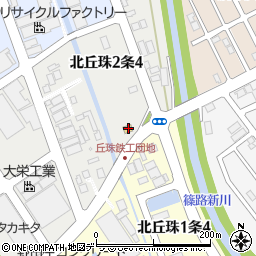 ファミリーマート札幌北丘珠２条店周辺の地図