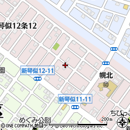 北海道札幌市北区新琴似１２条11丁目周辺の地図