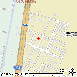北海道岩見沢市栗沢町由良735-20周辺の地図