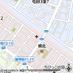 北海道札幌市北区新琴似１２条11丁目4周辺の地図