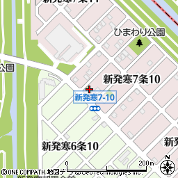 セイコーマート新発寒７条店周辺の地図