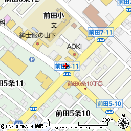 餃子の王将手稲前田店周辺の地図
