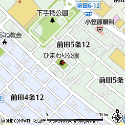 前田ひまわり公園周辺の地図