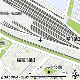北海道ジェイ・アール運輸サポート株式会社　手稲構内運転事業所周辺の地図