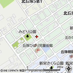 北海道札幌市東区北丘珠４条1丁目周辺の地図