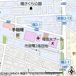 札幌市曙図書館周辺の地図
