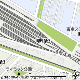 北海道札幌市手稲区曙１条周辺の地図