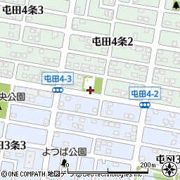 屯田ピノキオ公園トイレ周辺の地図