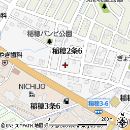 北海道札幌市手稲区稲穂２条6丁目9周辺の地図