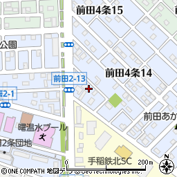北海道札幌市手稲区前田４条14丁目3周辺の地図