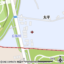 北海道札幌市北区篠路町太平221-1周辺の地図