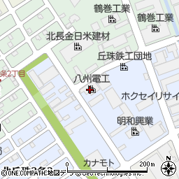 八州工業札幌営業所周辺の地図