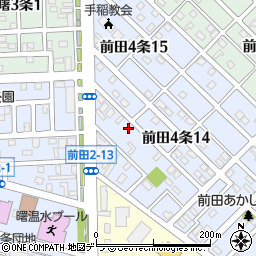北海道札幌市手稲区前田４条14丁目4周辺の地図
