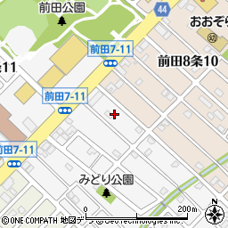 北海道札幌市手稲区前田７条10丁目10周辺の地図