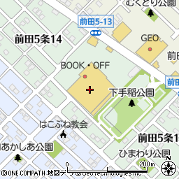 ブック・オフ（ＢＯＯＫ・ＯＦＦ）前田店周辺の地図