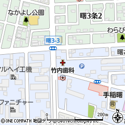 セブンイレブン札幌曙２条店周辺の地図