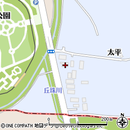 北海道札幌市北区篠路町太平223-1周辺の地図