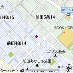 北海道札幌市手稲区前田４条14丁目9周辺の地図