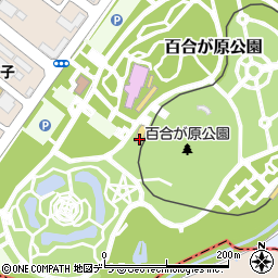 百合が原公園周辺の地図
