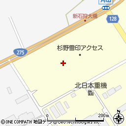 日本アクセス北海道株式会社　江別物流センター周辺の地図