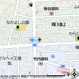 セイコーマート曙３条店周辺の地図