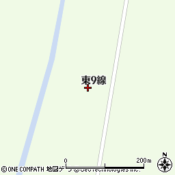 北海道河東郡士幌町中士幌東９線周辺の地図