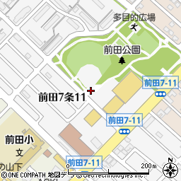 北海道札幌市手稲区前田７条周辺の地図