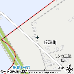 北海道札幌市東区丘珠町712-40周辺の地図