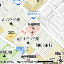 焼肉徳寿 手稲店周辺の地図