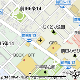 ゴルフ５手稲前田店周辺の地図